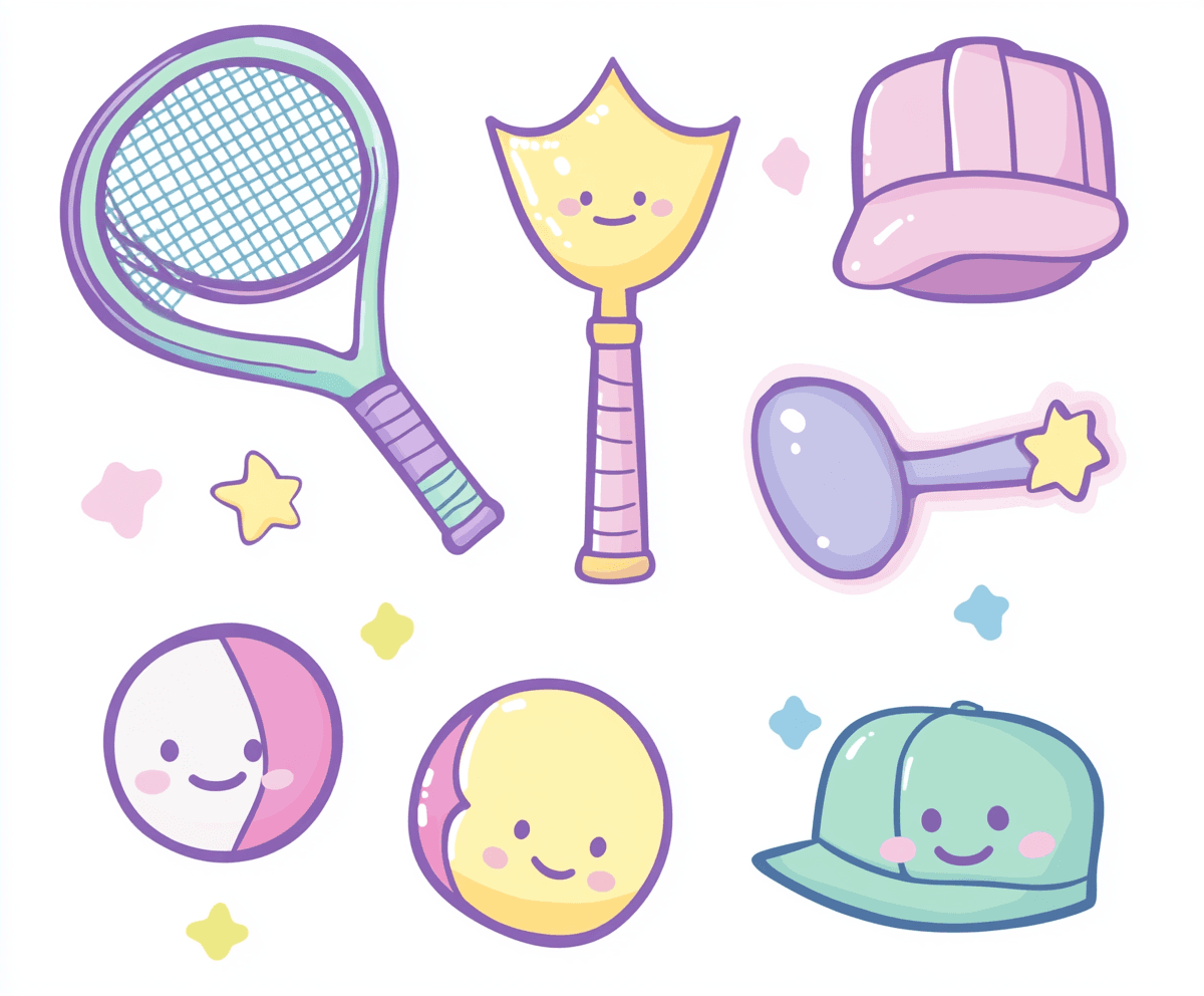 Tennis Tune original repeating artwork