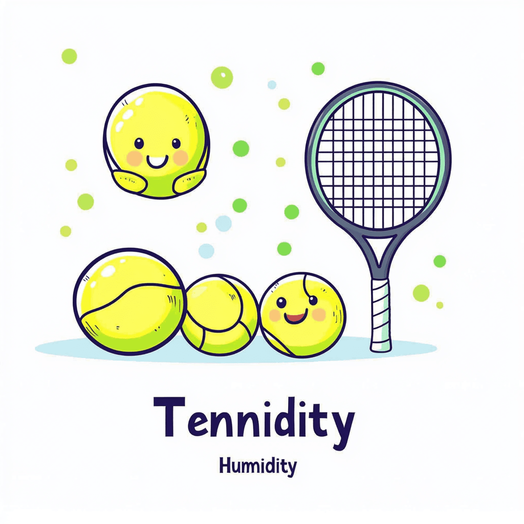 Tennis Bop original repeating artwork