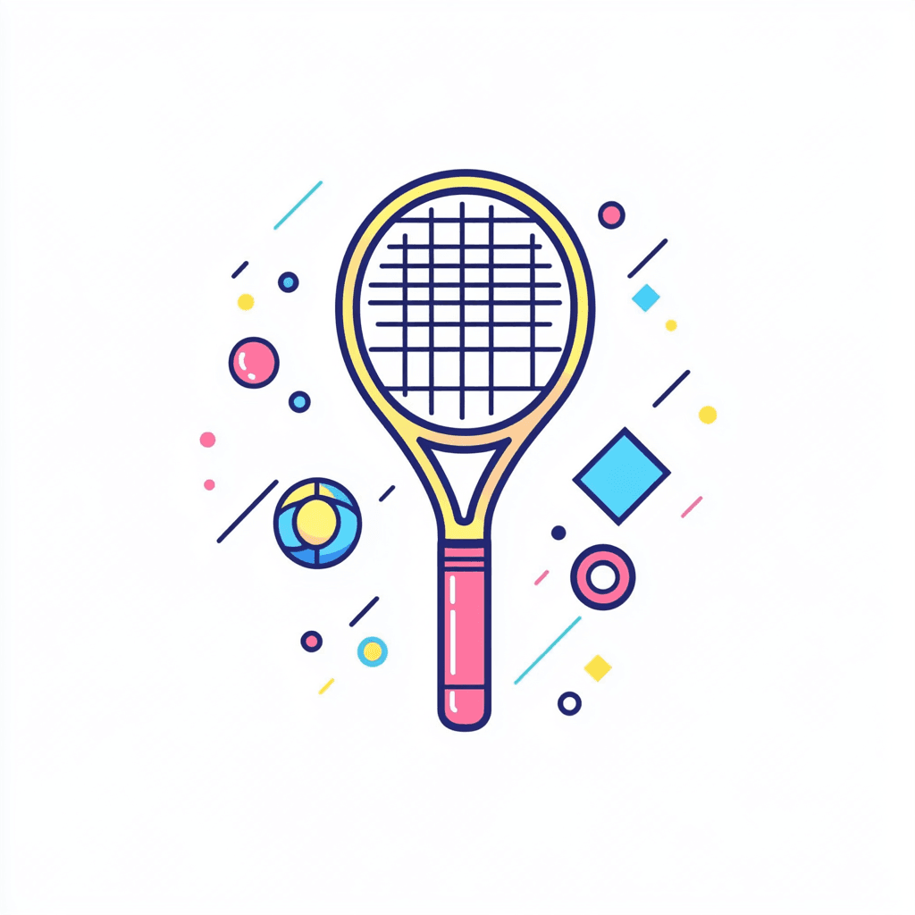 Tennis 250 original repeating artwork