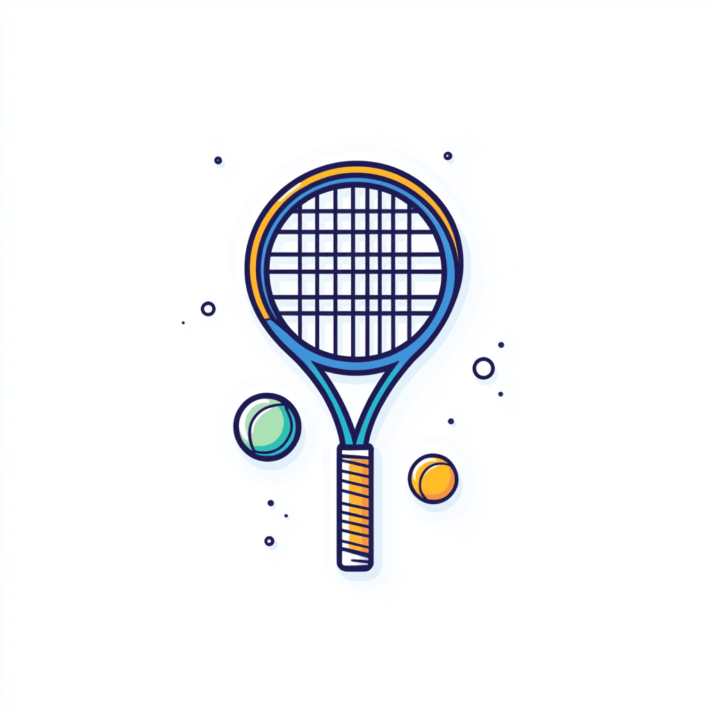 Tennis 245 original repeating artwork