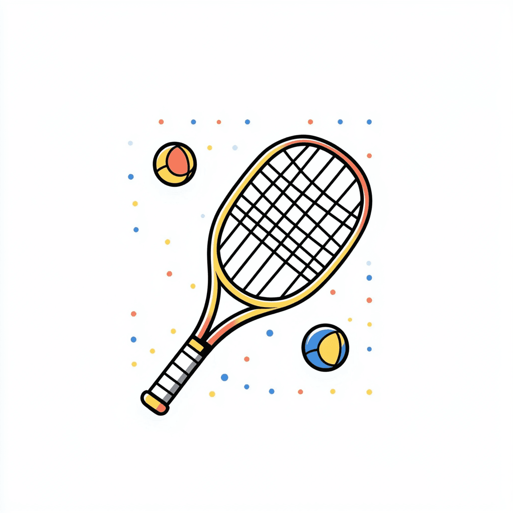 Tennis 235 original repeating artwork
