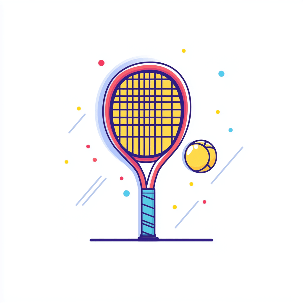 Tennis 217 original repeating artwork