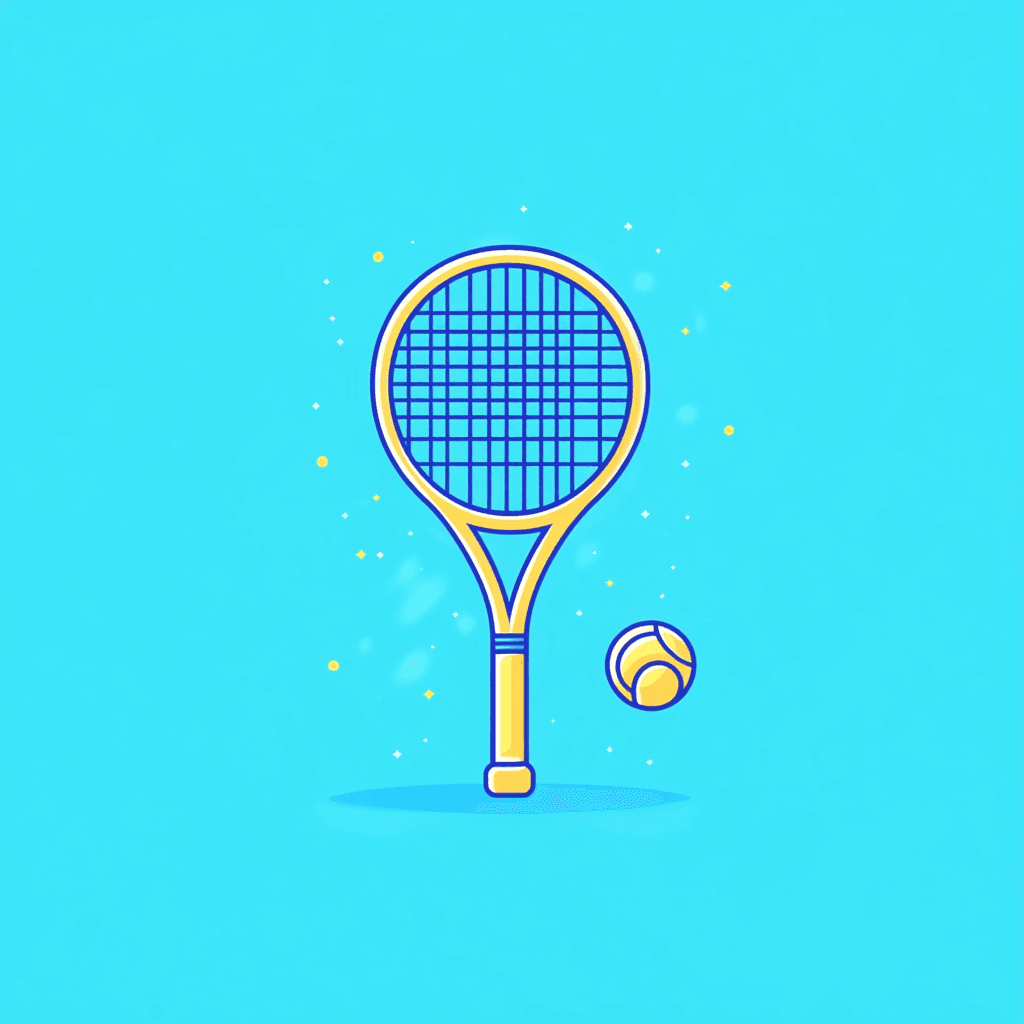 Tennis 073 original repeating artwork