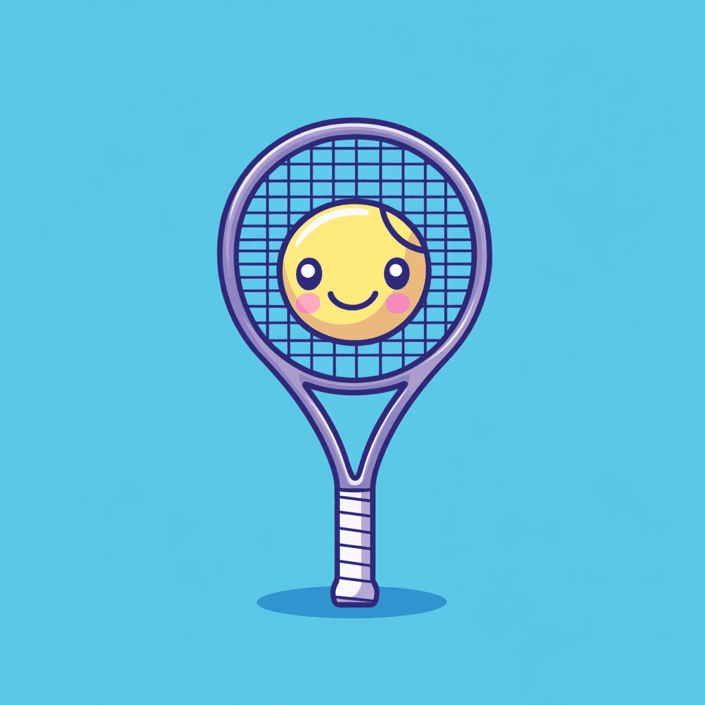 Tennis Glide original repeating artwork