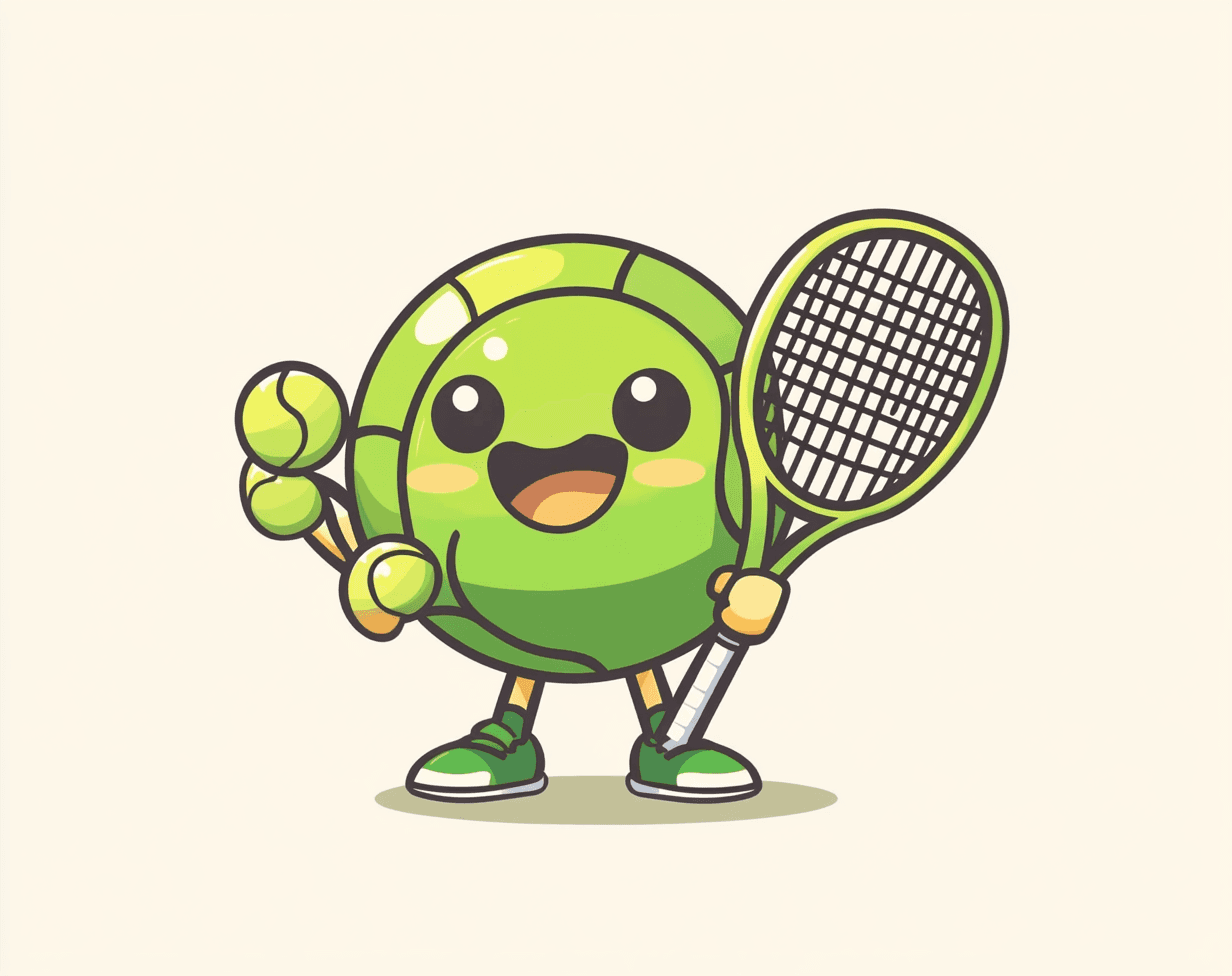 Tennis Rhythm original repeating artwork