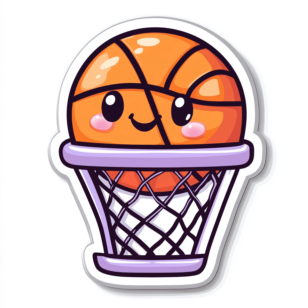 Basketball Echo original repeating artwork