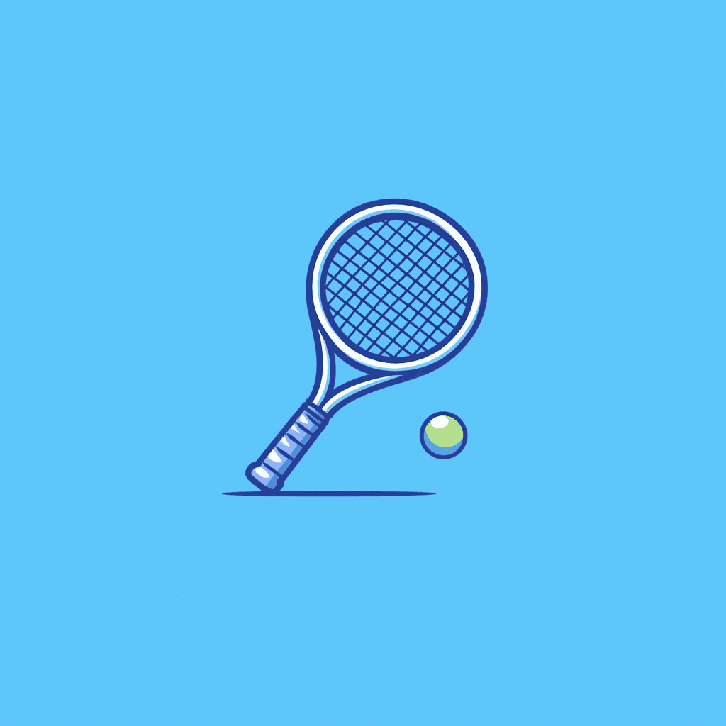 Tennis Spring original repeating artwork