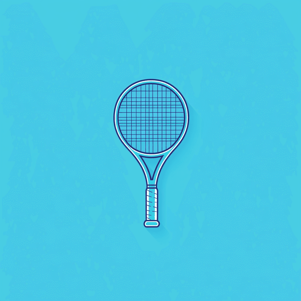 Tennis 071 original repeating artwork
