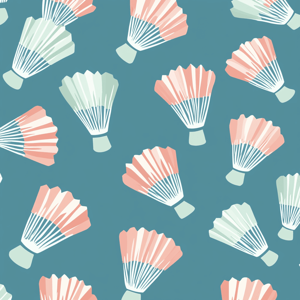Badminton original repeating artwork