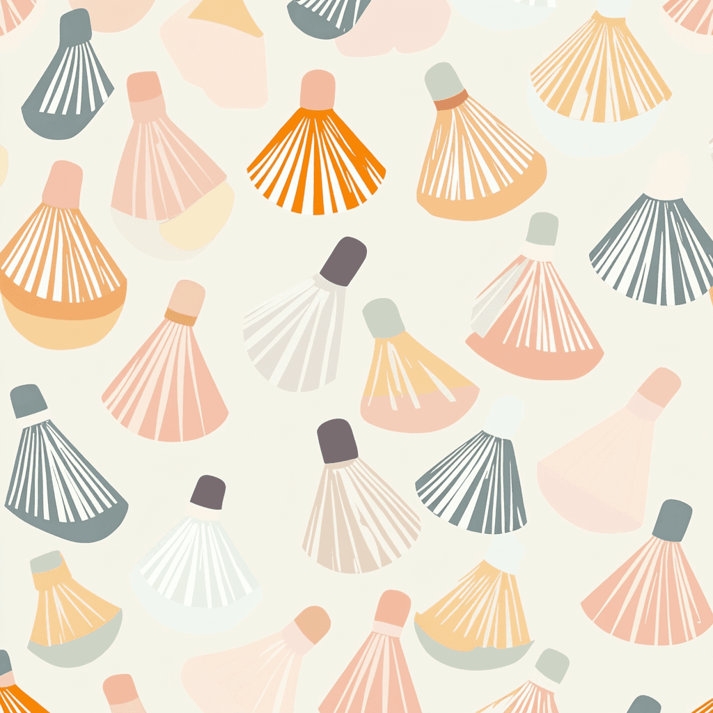 Badminton Collective original repeating artwork