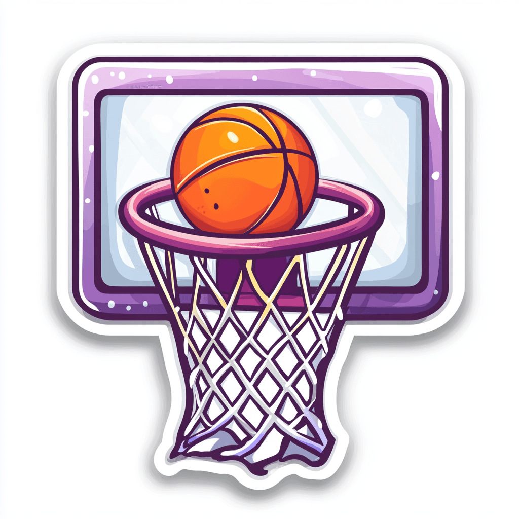 Basketball Track original repeating artwork