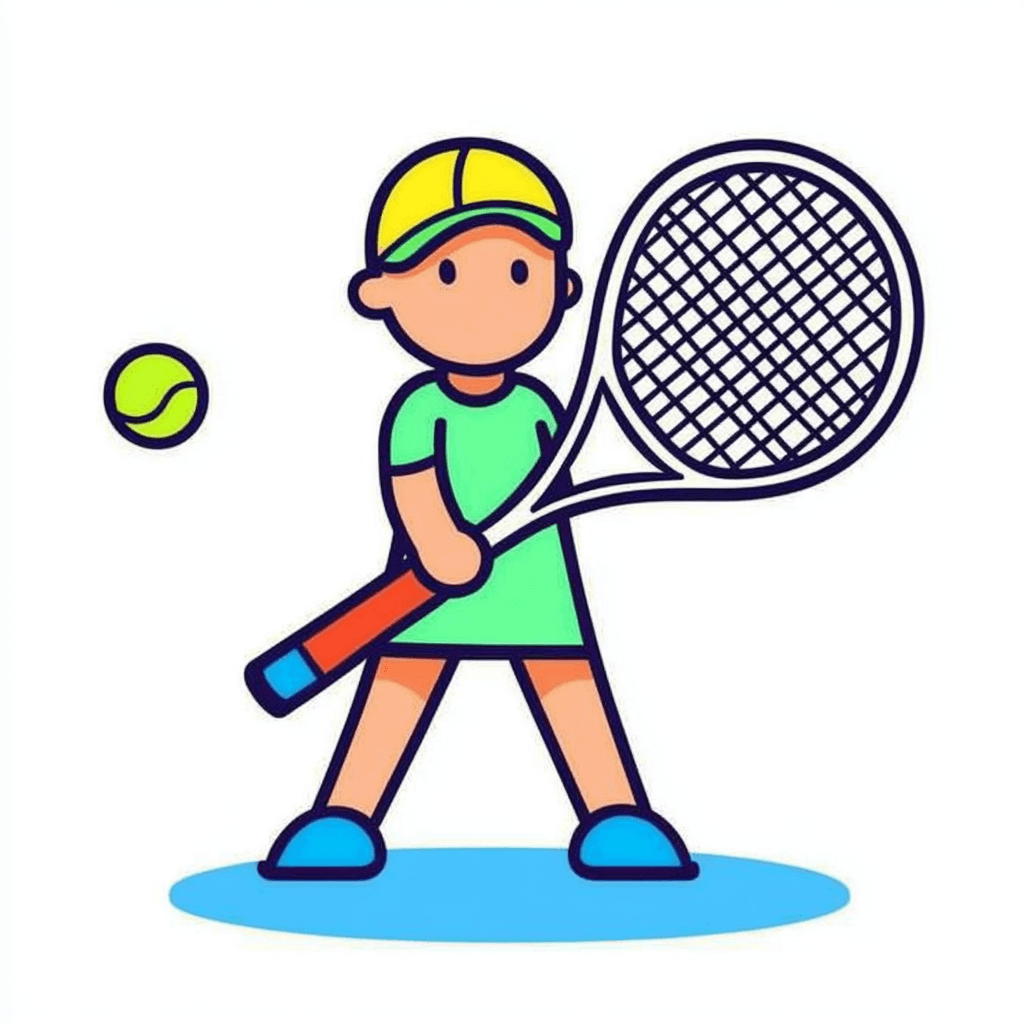 Tennis 269 original repeating artwork