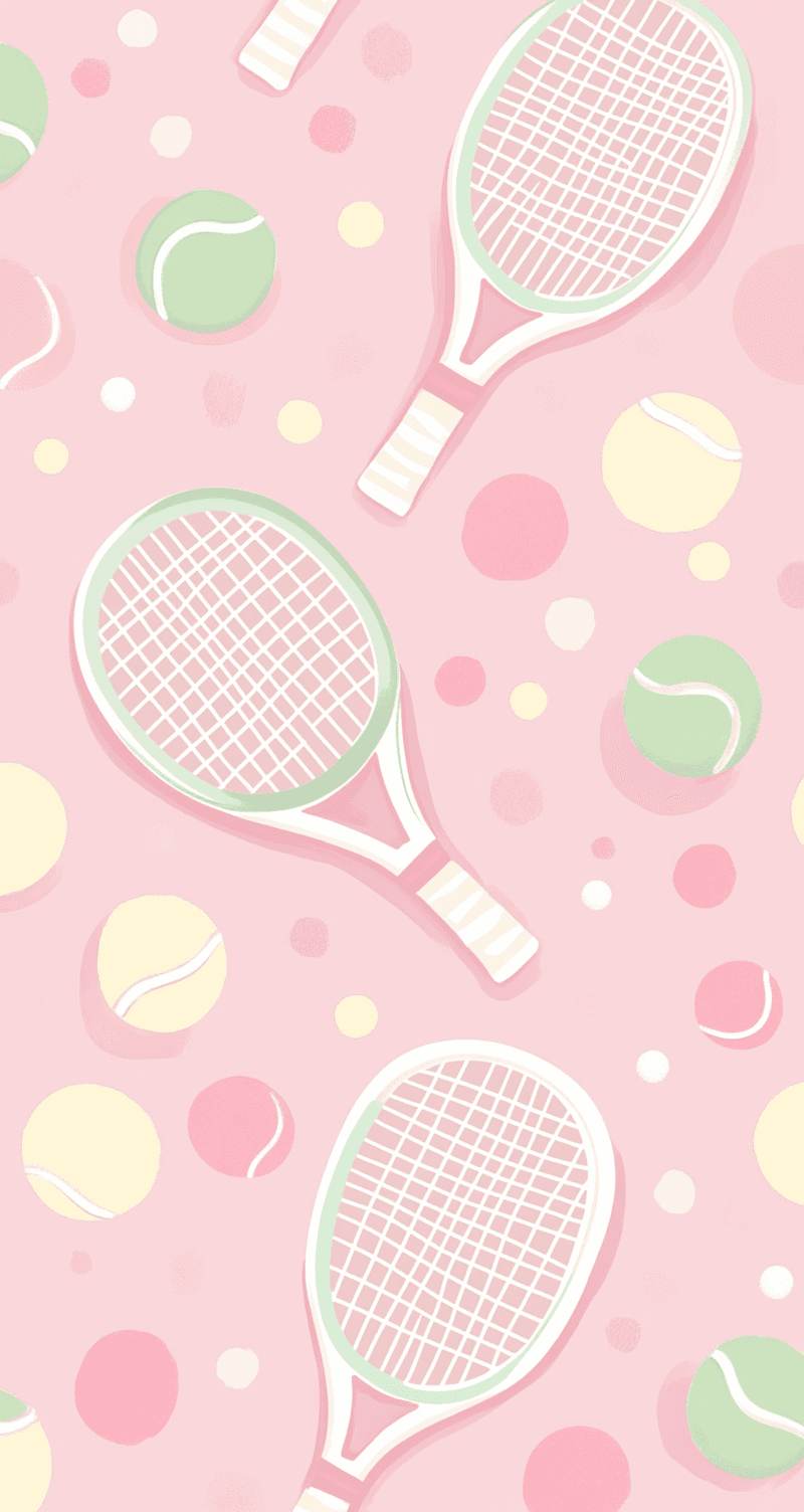 Tennis West original repeating artwork