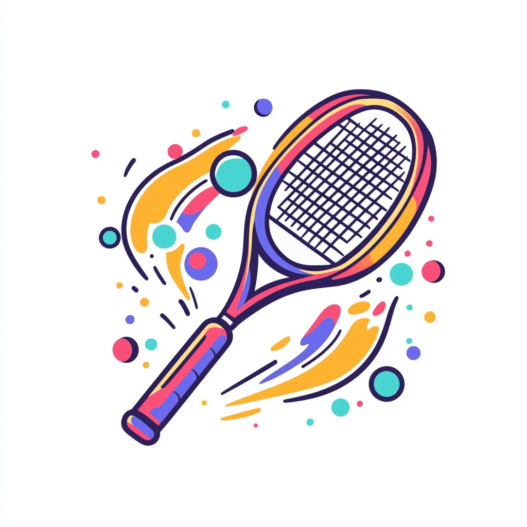 Tennis 234 original repeating artwork