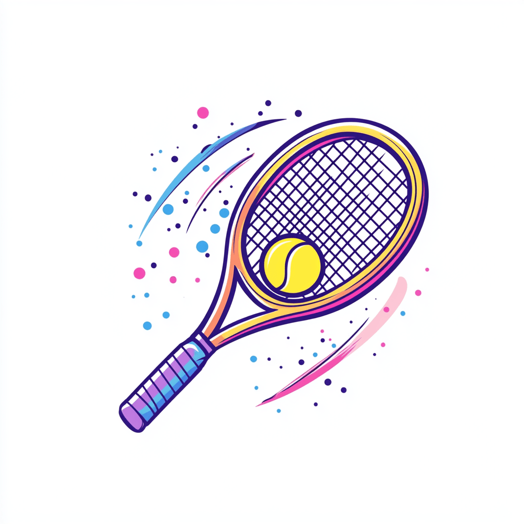 Tennis Sprint original repeating artwork