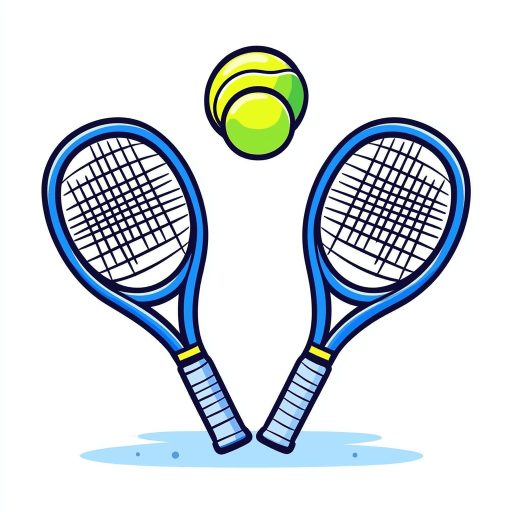 Tennis 110 original repeating artwork
