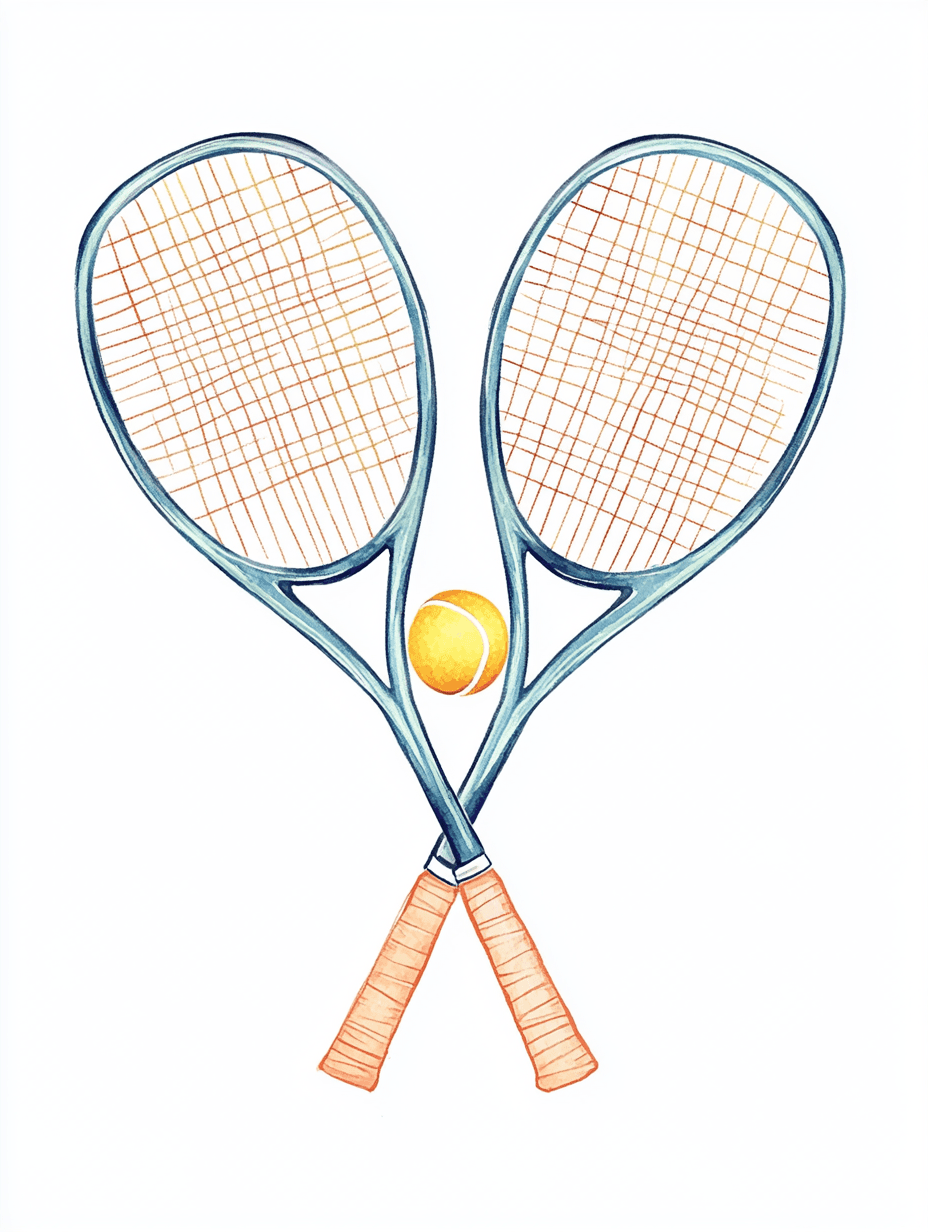 Tennis 128 original repeating artwork