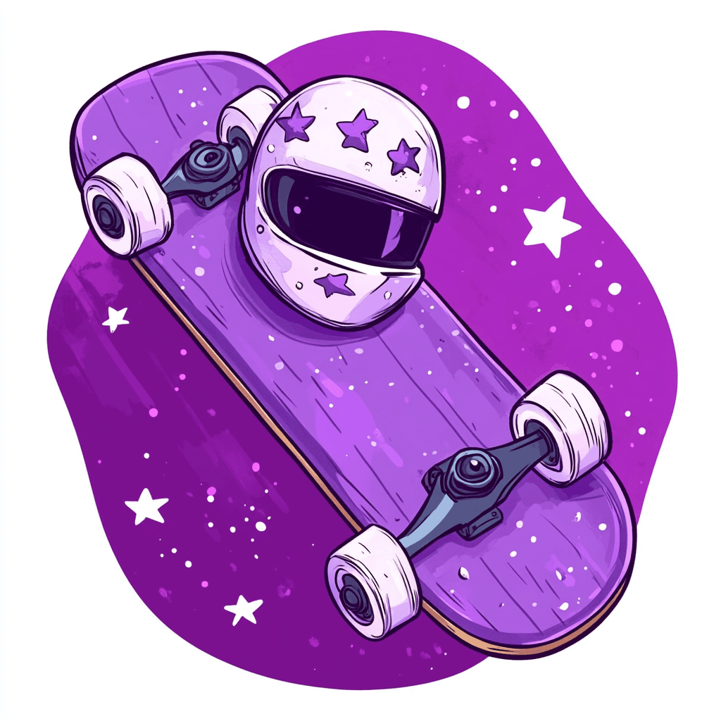 Skateboard Tune original repeating artwork