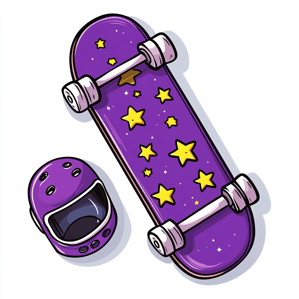 Skateboard 005 original repeating artwork