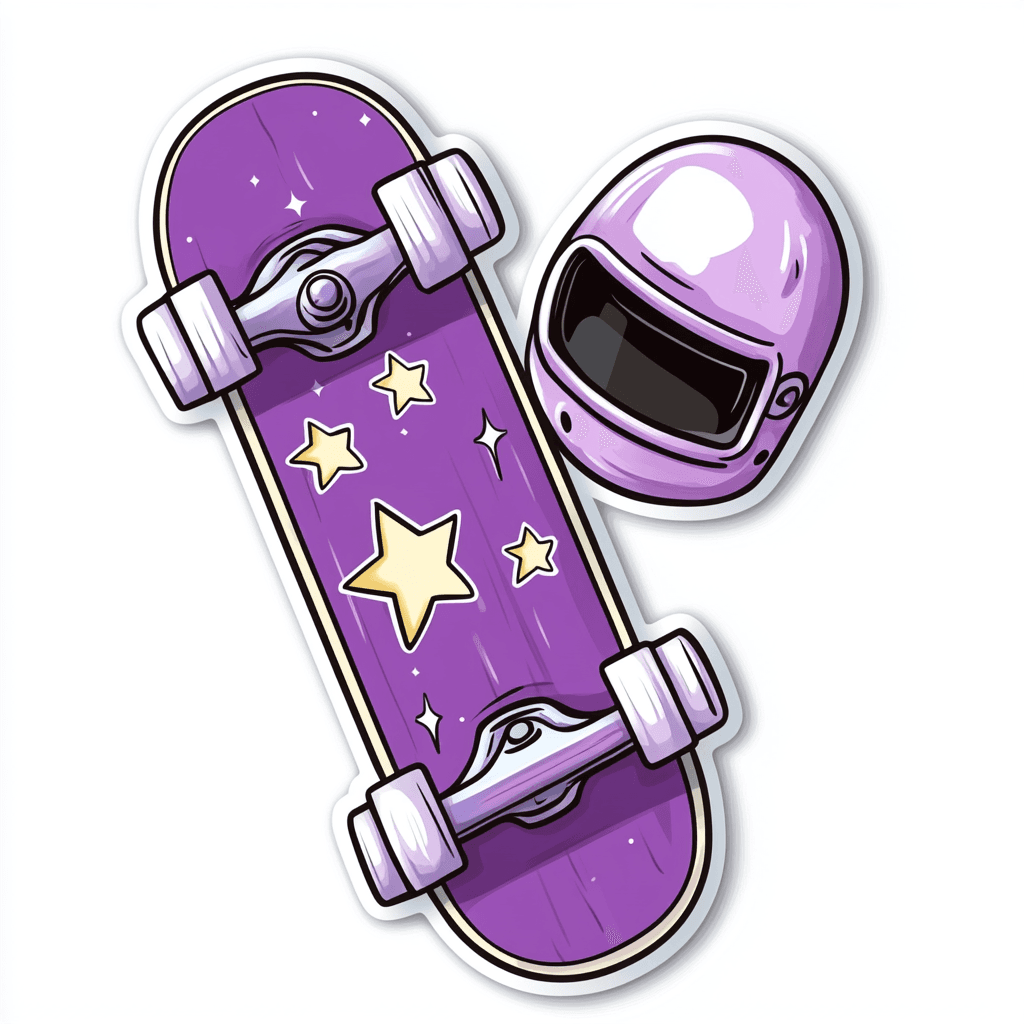 Skateboard 002 original repeating artwork