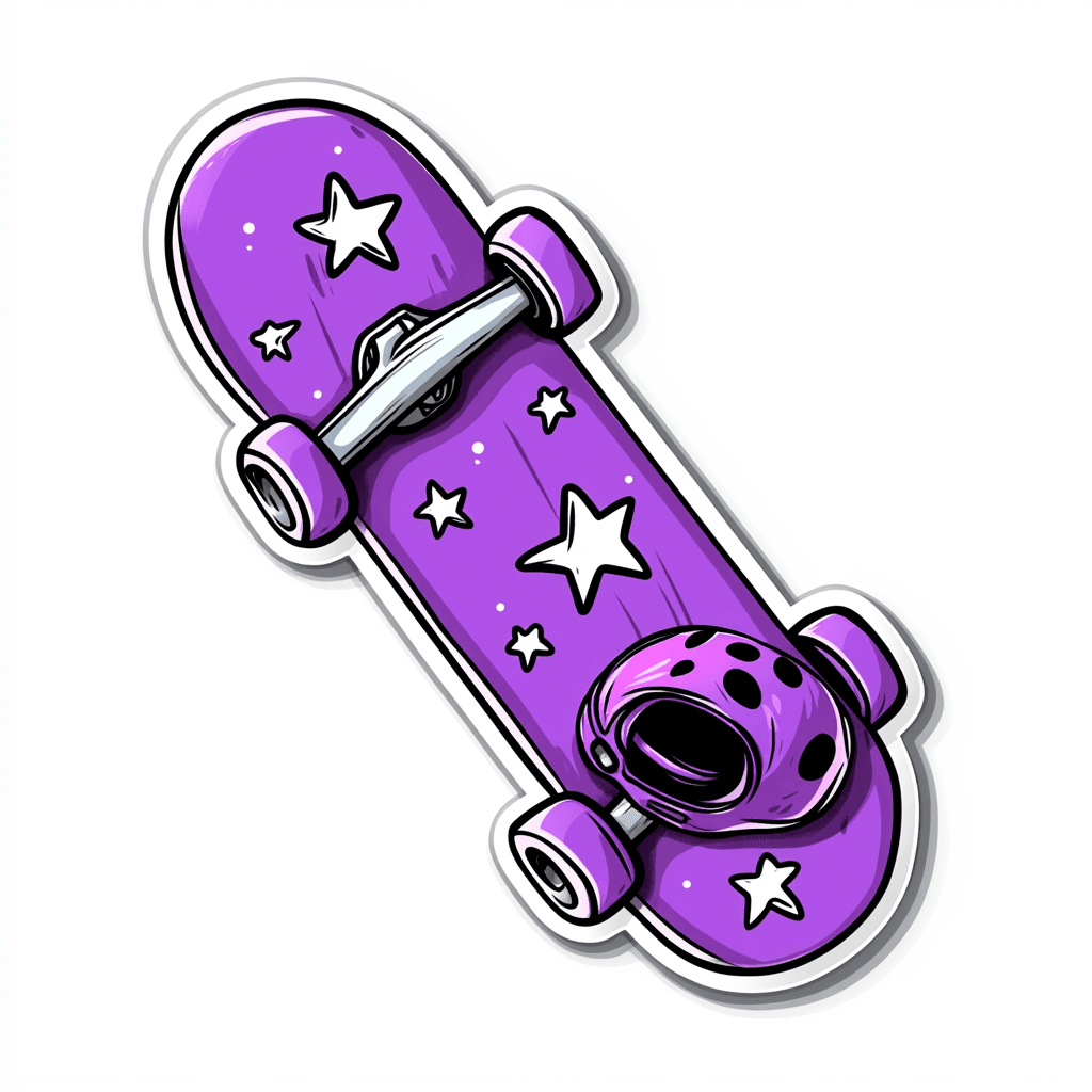 Skateboard Session original repeating artwork