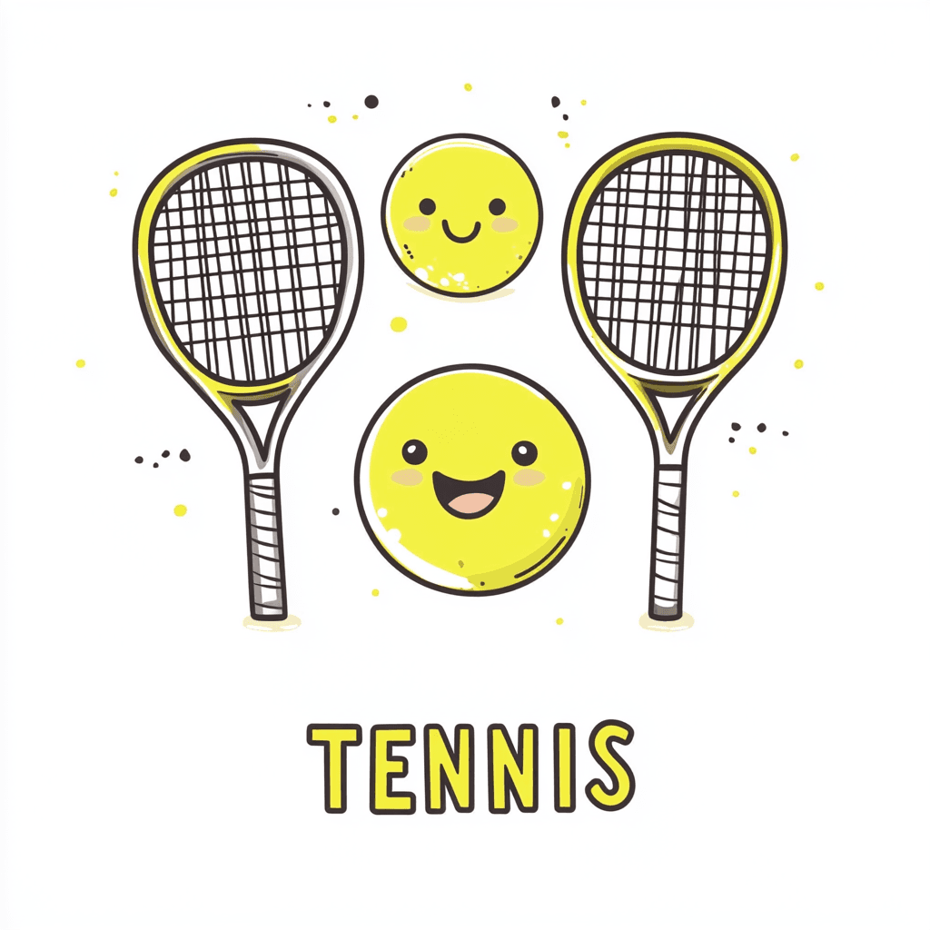 Tennis 027 original repeating artwork