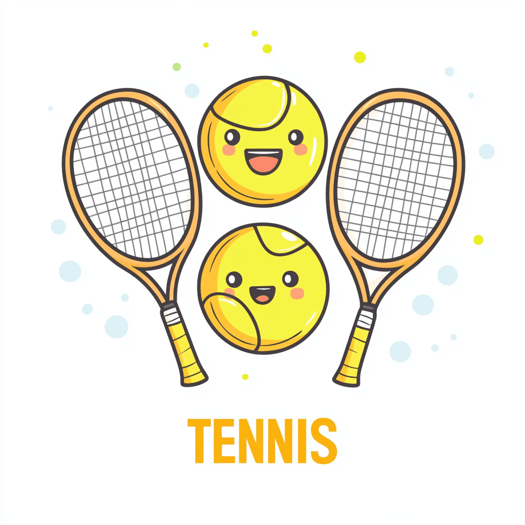 Tennis 080 original repeating artwork