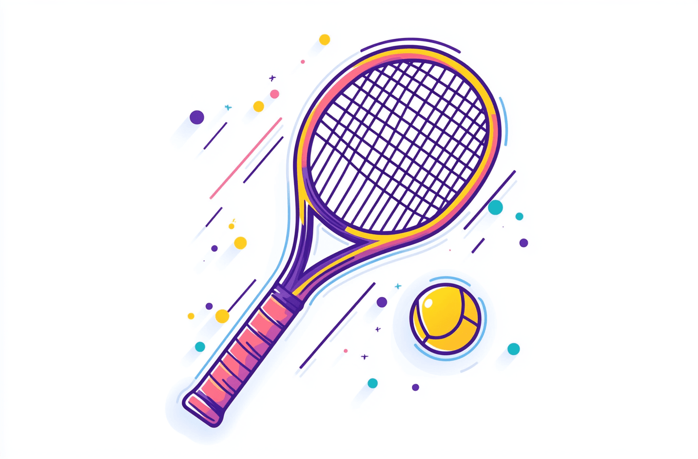 Tennis 218 original repeating artwork