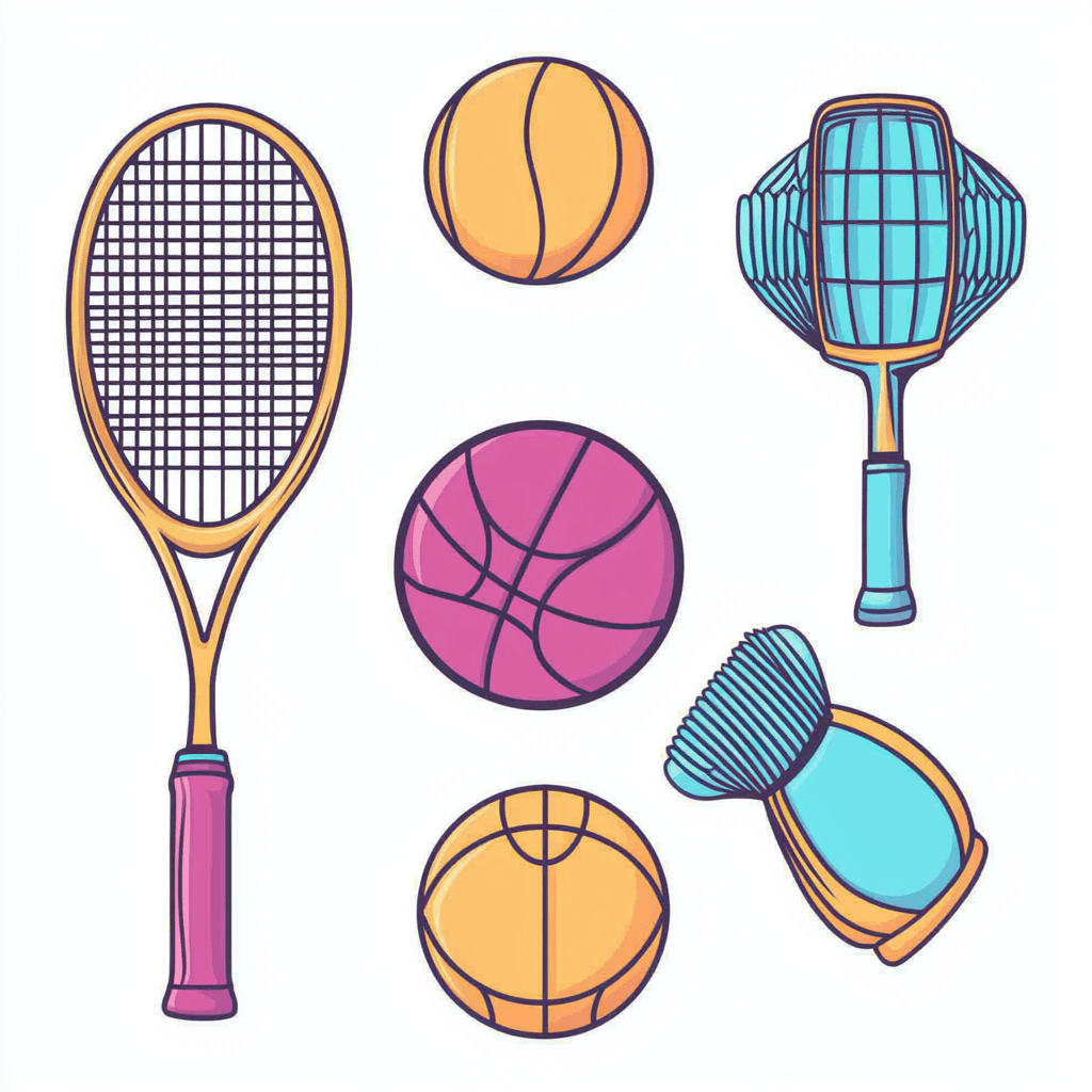 Sports Icon Pals original repeating artwork