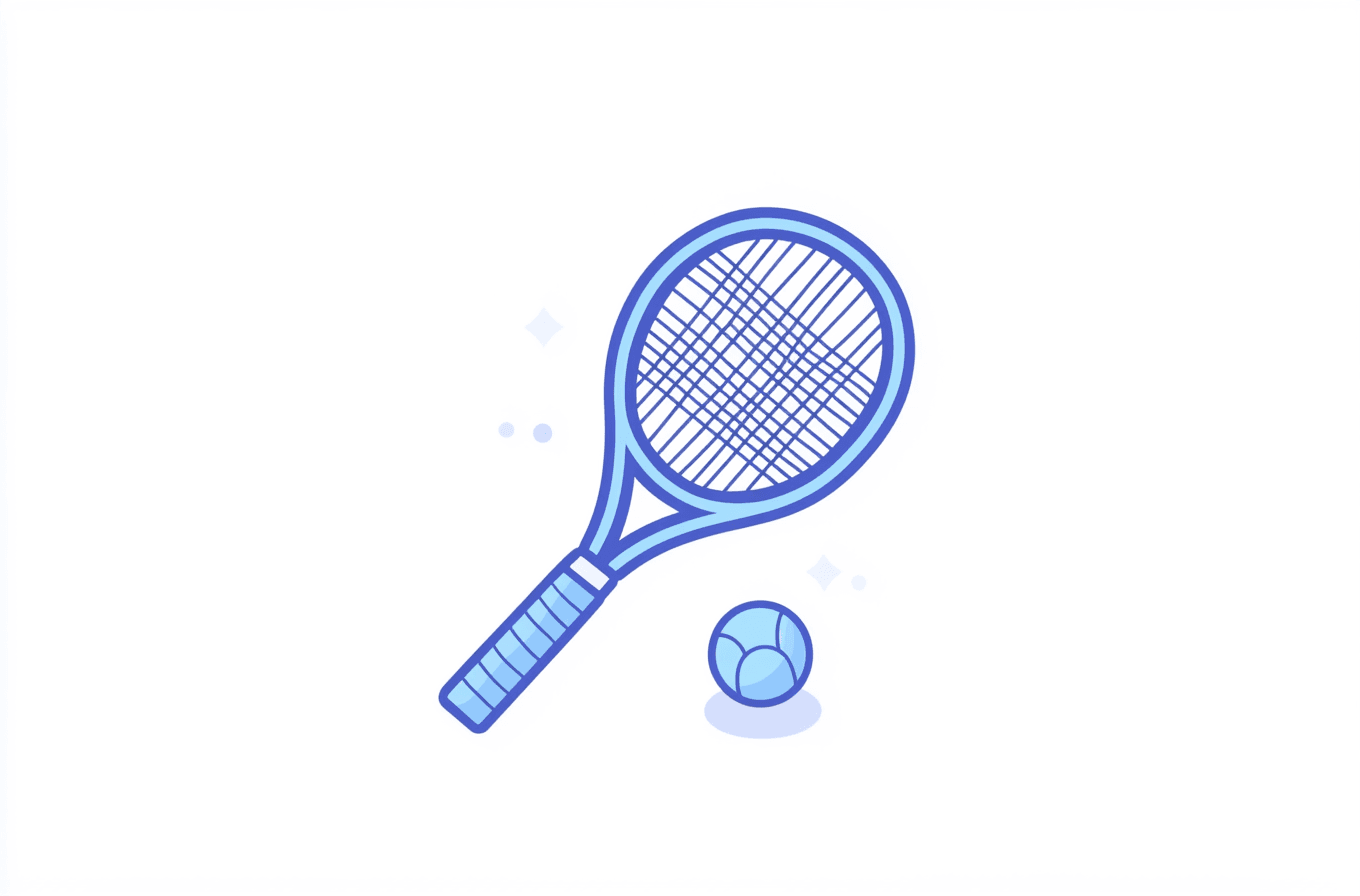 Tennis 123 original repeating artwork
