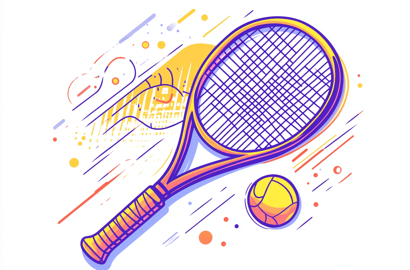 Tennis 115 original repeating artwork
