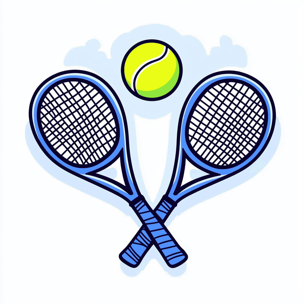 Tennis Uptown original repeating artwork