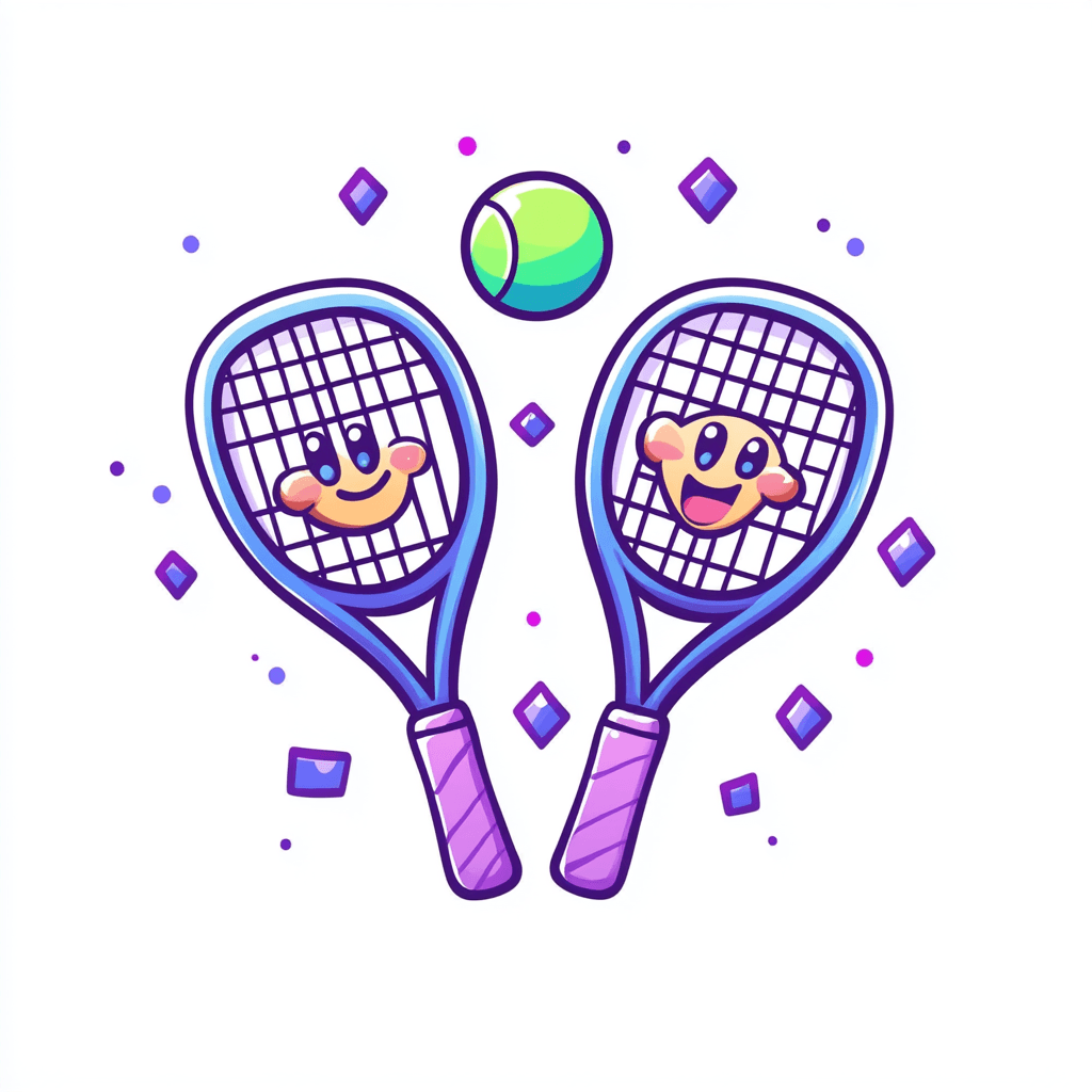 Tennis 107 original repeating artwork