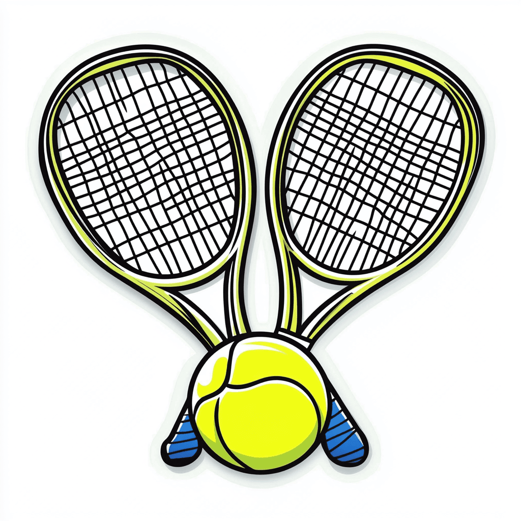 Tennis 099 original repeating artwork