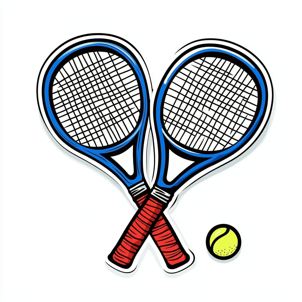 Tennis 033 original repeating artwork