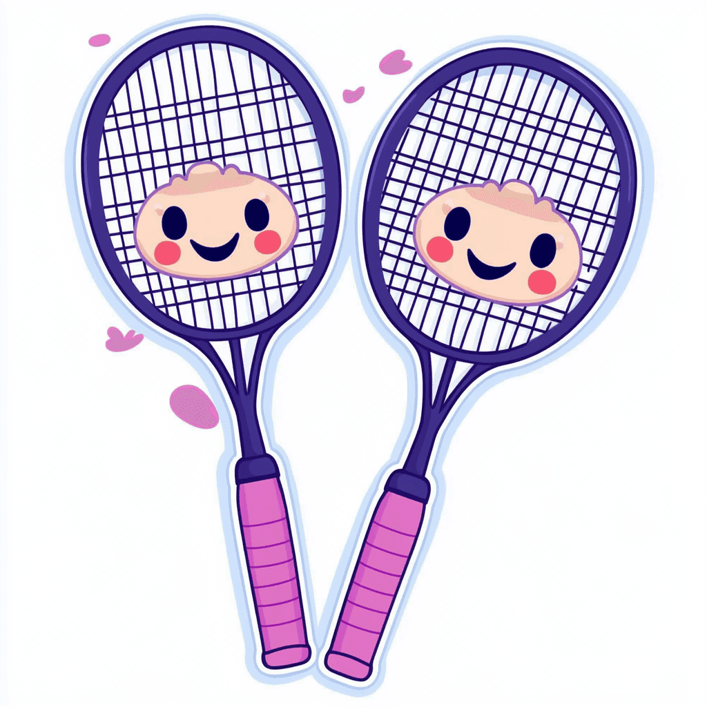 Tennis 007 original repeating artwork