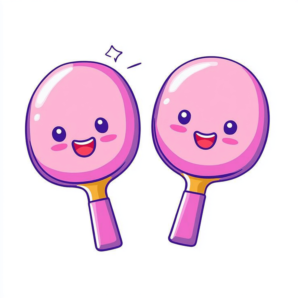 Cartoon Racket 003 original repeating artwork