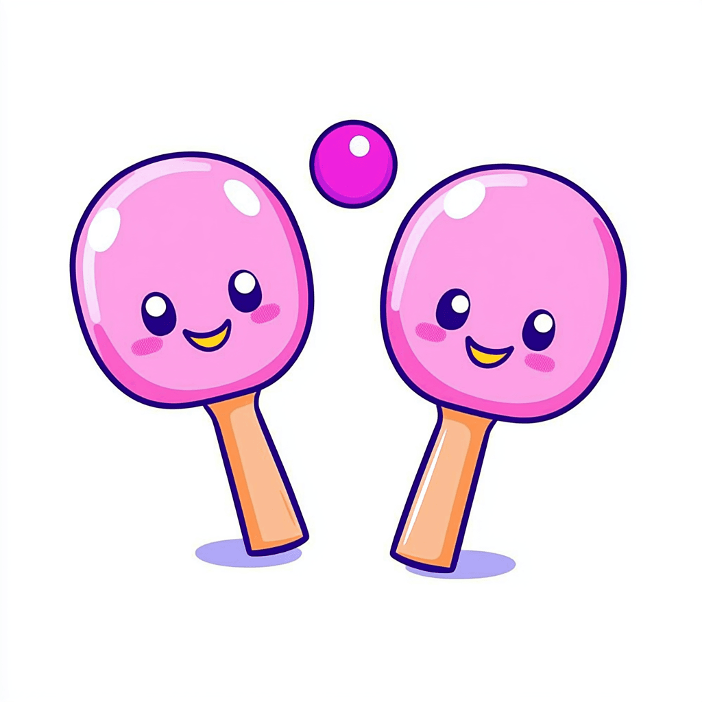 Cartoon Racket 004 original repeating artwork