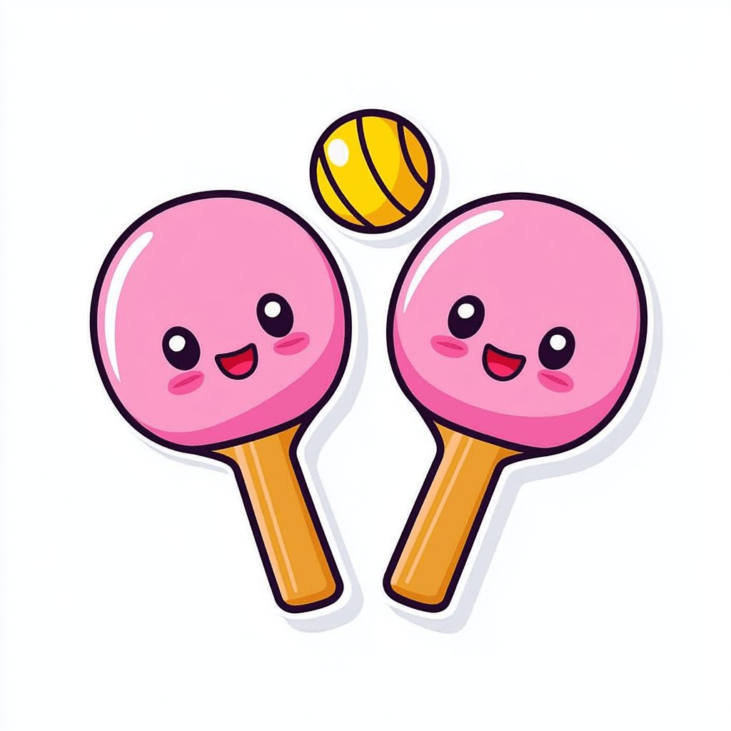 Cartoon Racket Club original repeating artwork