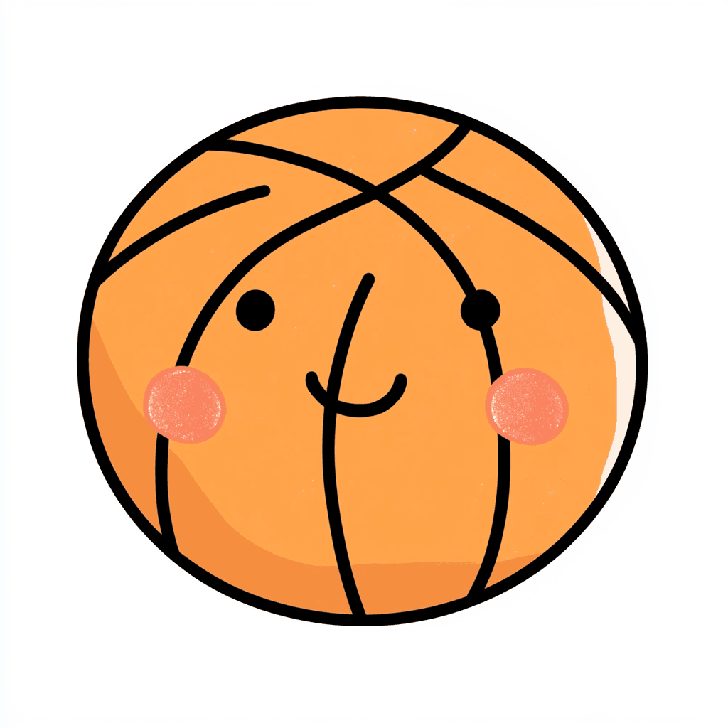 Basketball Blast original repeating artwork