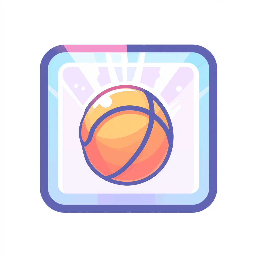 Basketball Wander original repeating artwork