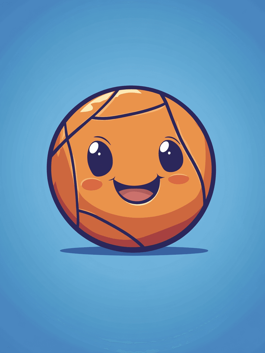 Basketball Glow original repeating artwork