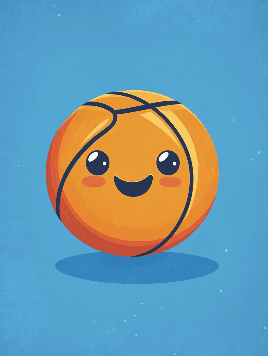 Basketball Bold original repeating artwork