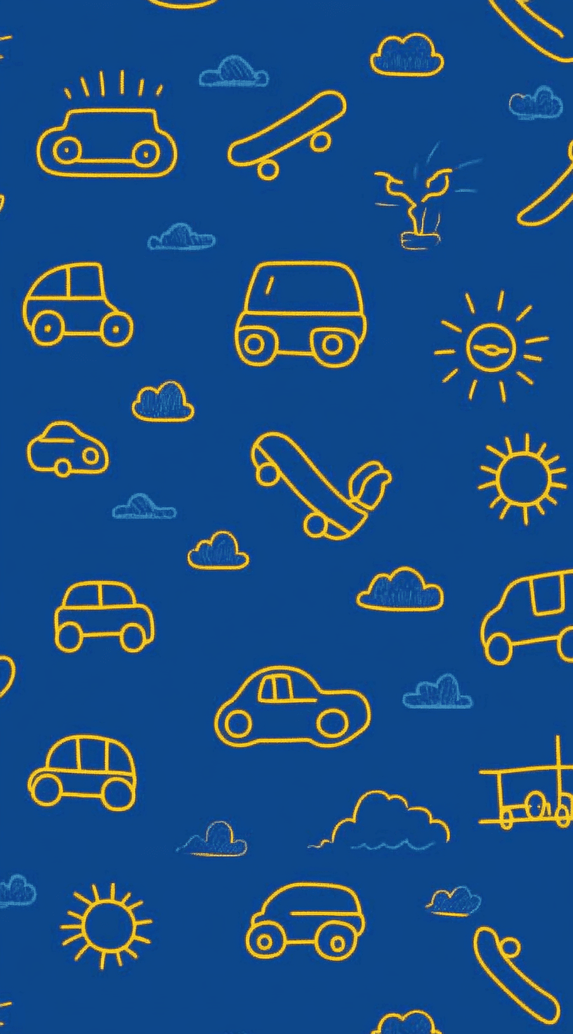 Car 109 original repeating artwork