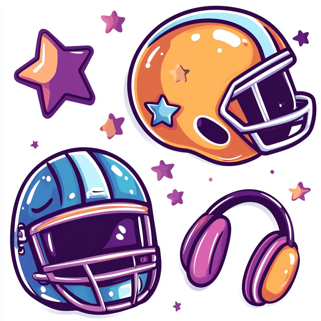 Helmet Club original repeating artwork