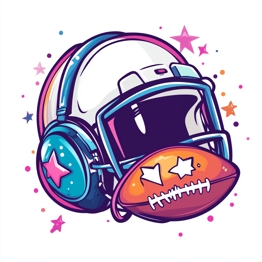 Football Helmet Squad original repeating artwork