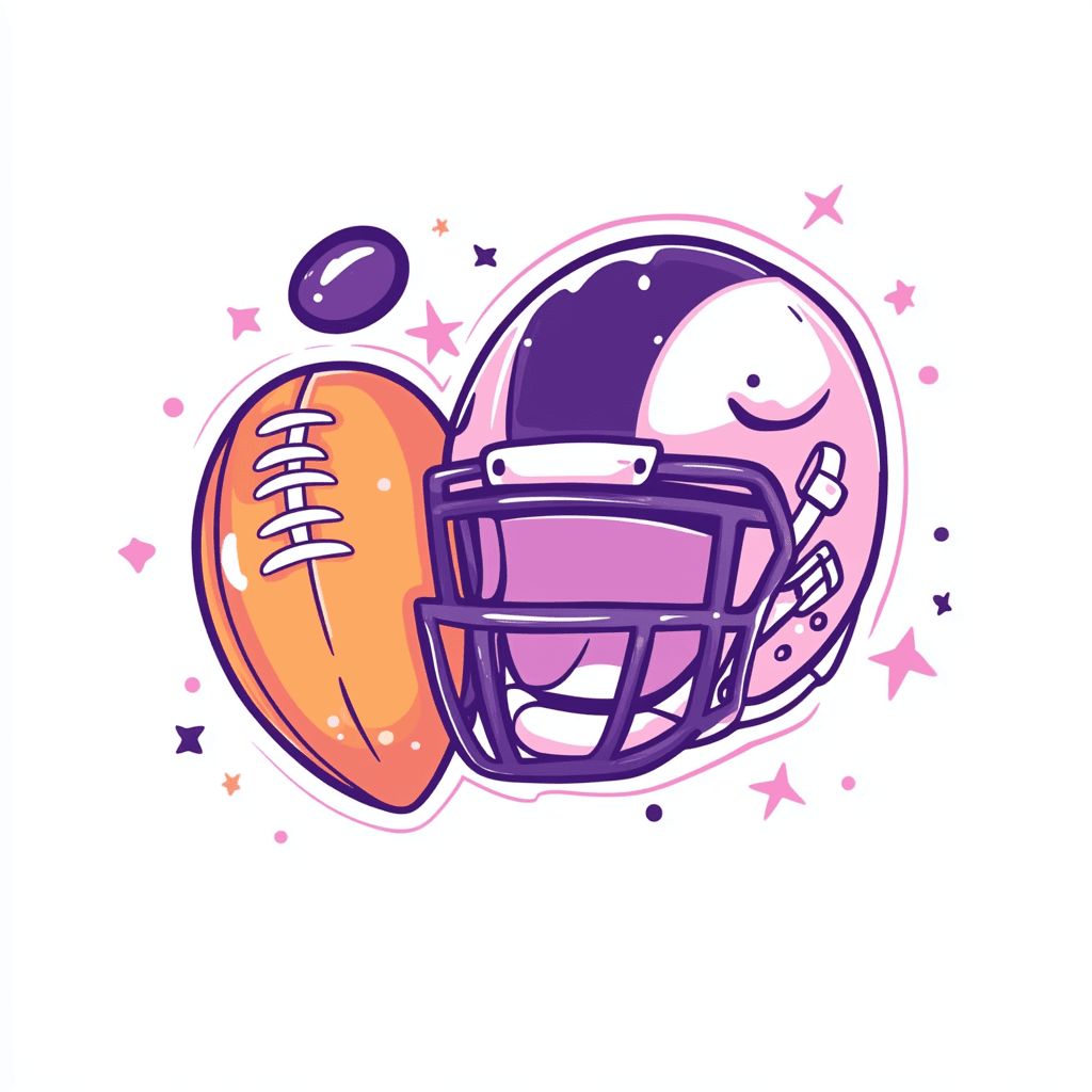 Football Helmet Collective original repeating artwork
