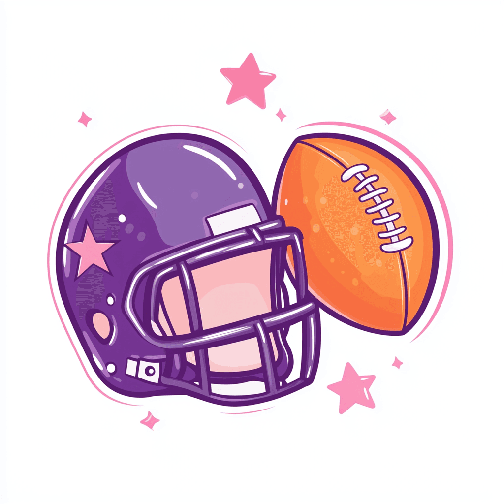 Football Helmet Crew original repeating artwork