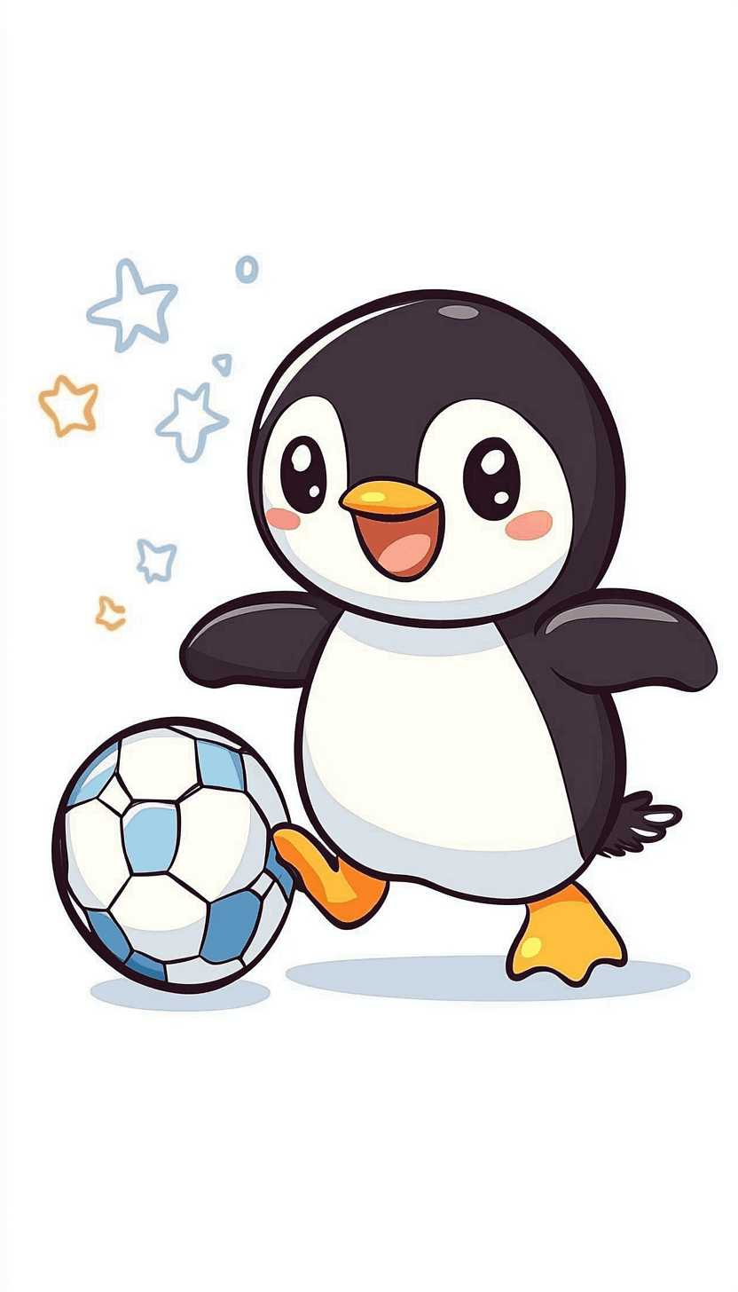 Penguin 091 original repeating artwork
