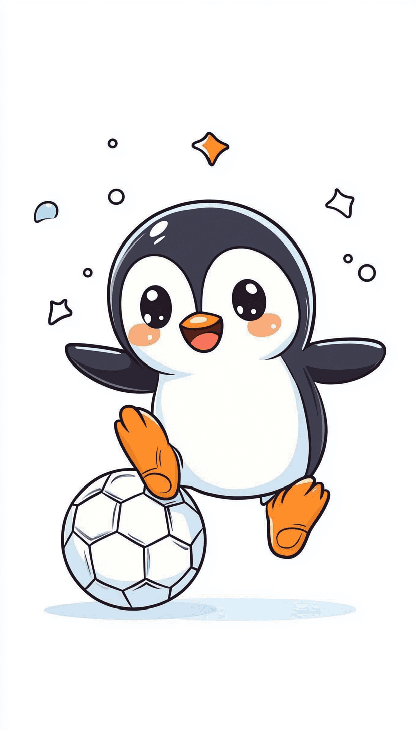 Penguin Sprint original repeating artwork